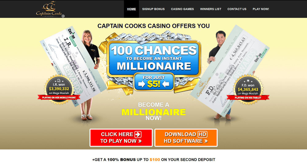 Captain Cooks Casino review